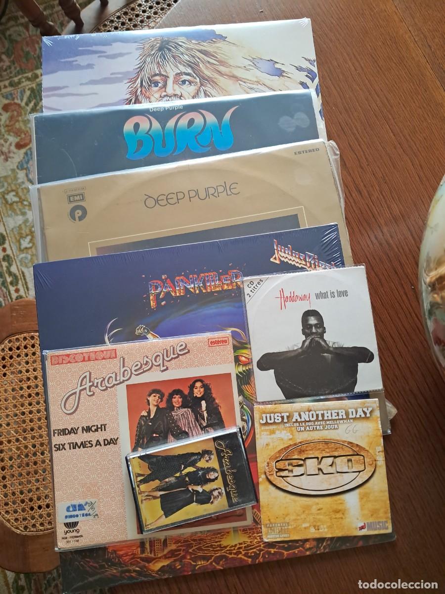 Casetes antiguos: Lote de 4 Lps , Single , CDs y Cassette