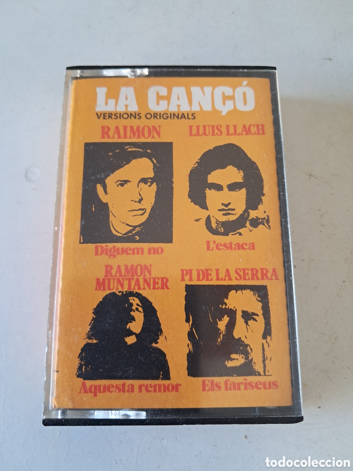 Casetes antiguos: LA CANC&Oacute;. VERSIONES ORIGINALES. RAIMON. LLUIS LLACH. R. MUNTANER. PI DE LA SERRA.