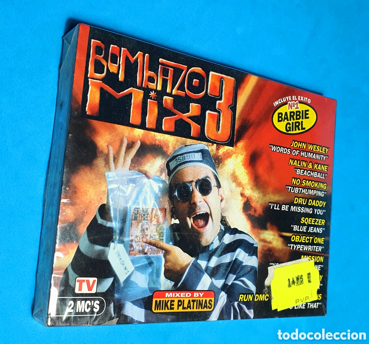 Casetes antiguos: BOMBAZO MIX 3 - RECOPILATORIO DOBLE CASETE MEZCLADO POR MIKE PLATINAS - NUEVO PRECINTADO