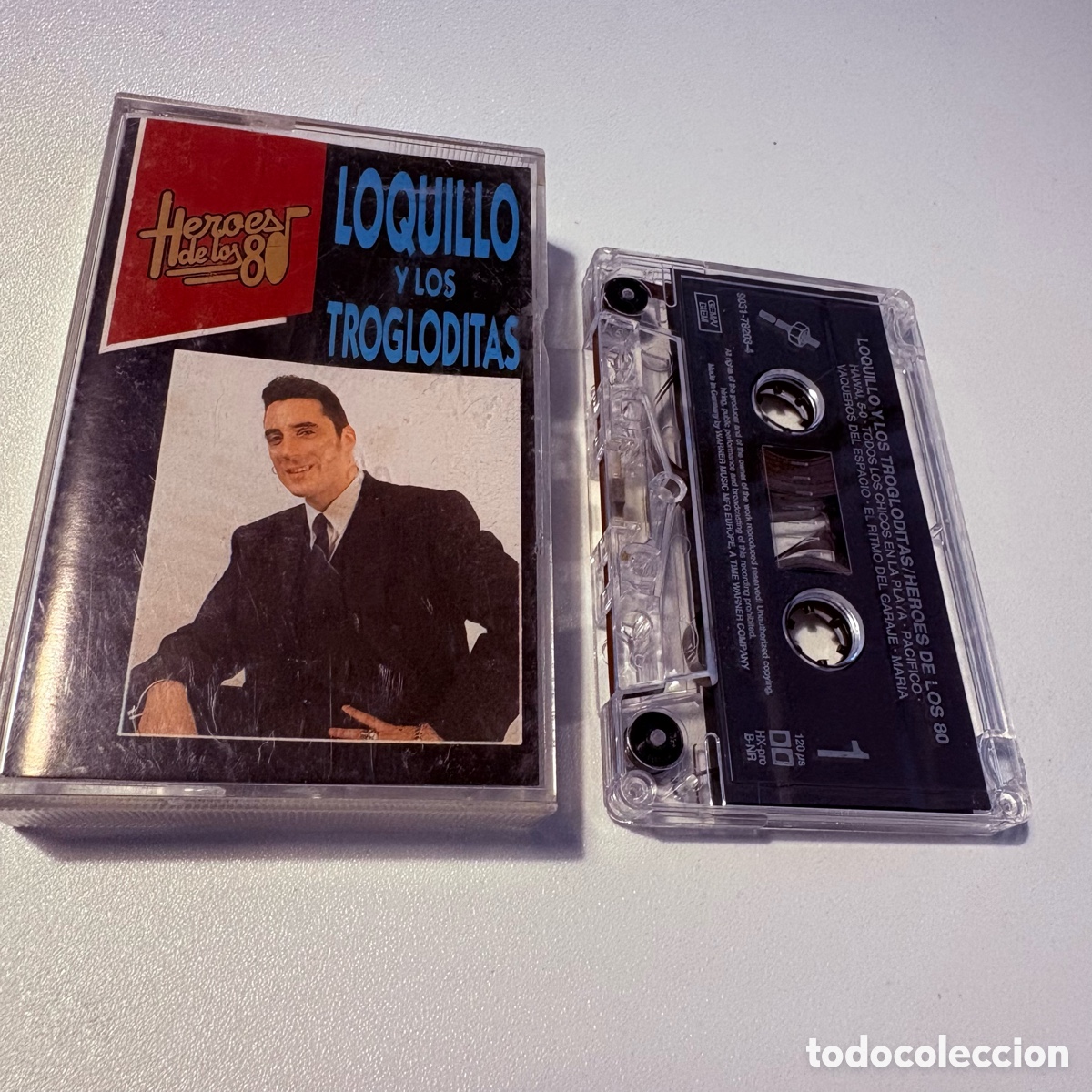 Casetes antiguos: cinta cassette loquillo y los trogloditas heroes de los 80 edicion europea de 1993