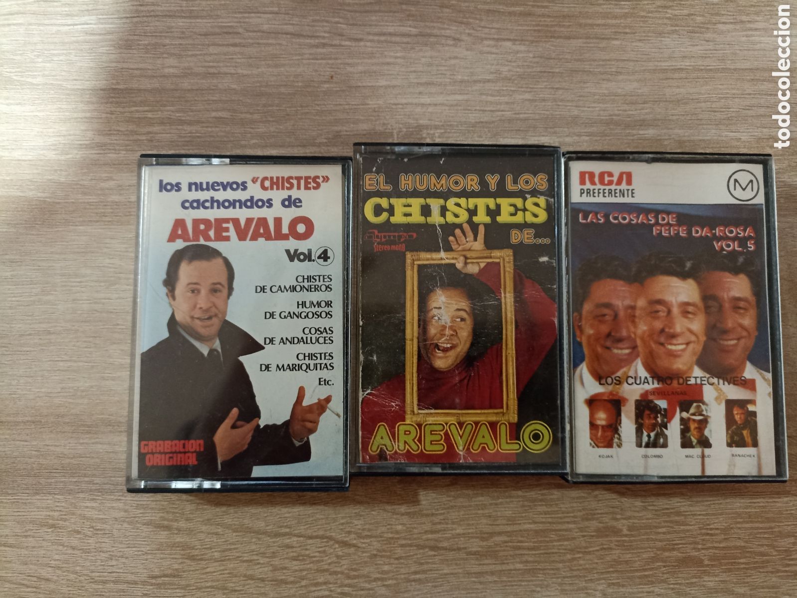 Casetes antiguos: Lote Cassettes Ar&eacute;valo y Pepe Darrosa
