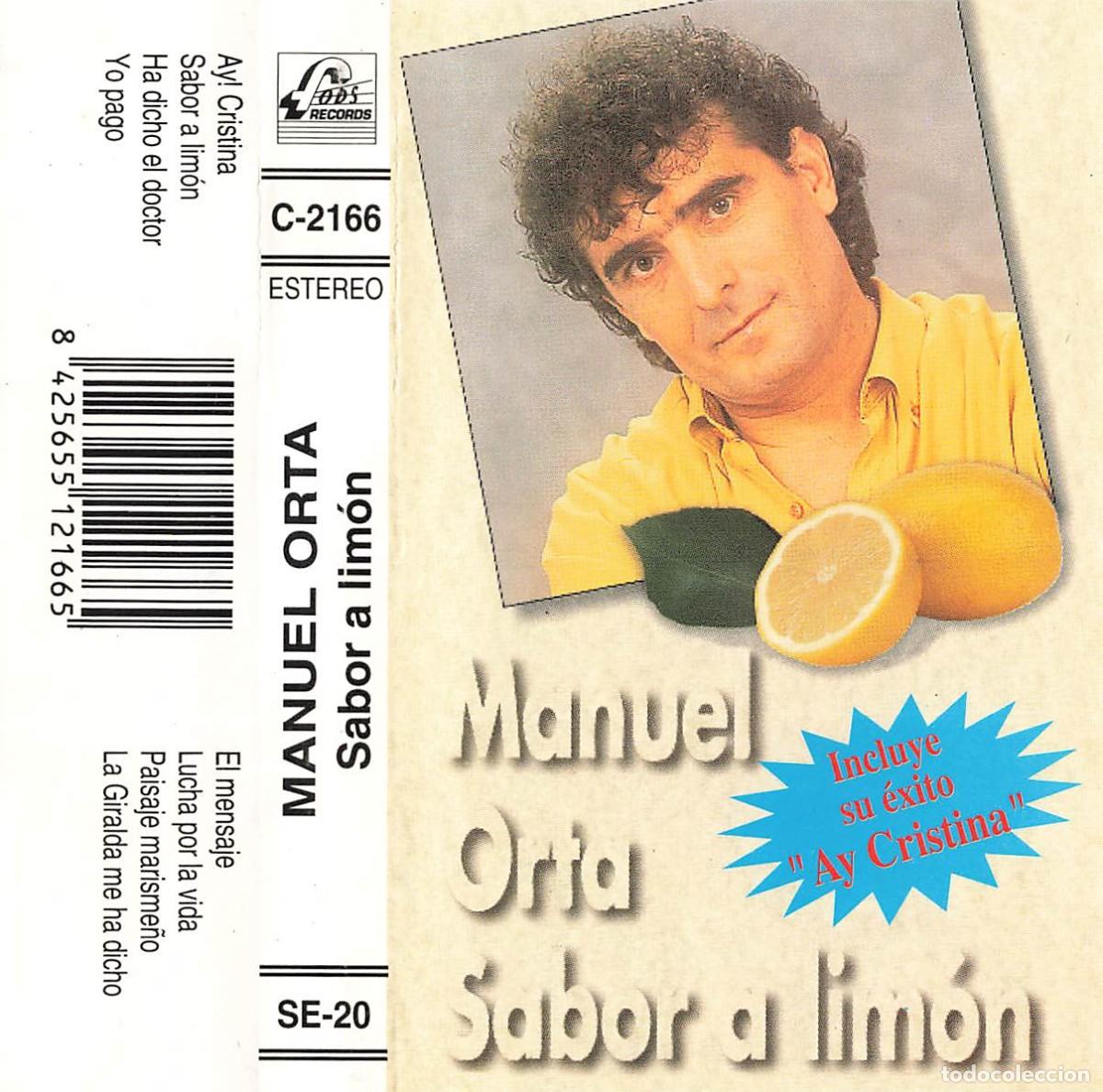 Casetes antiguos: Manuel Orta - Sabor a Lim&oacute;n (Cassette)