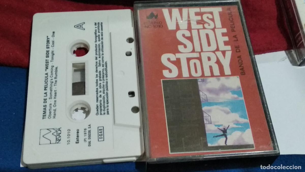 Casetes antiguos: CASETE CINTA CASSETTE ( WEST SIDE STORY. BANDA SONORA DE LA PELICULA ) 1976 NEVADA