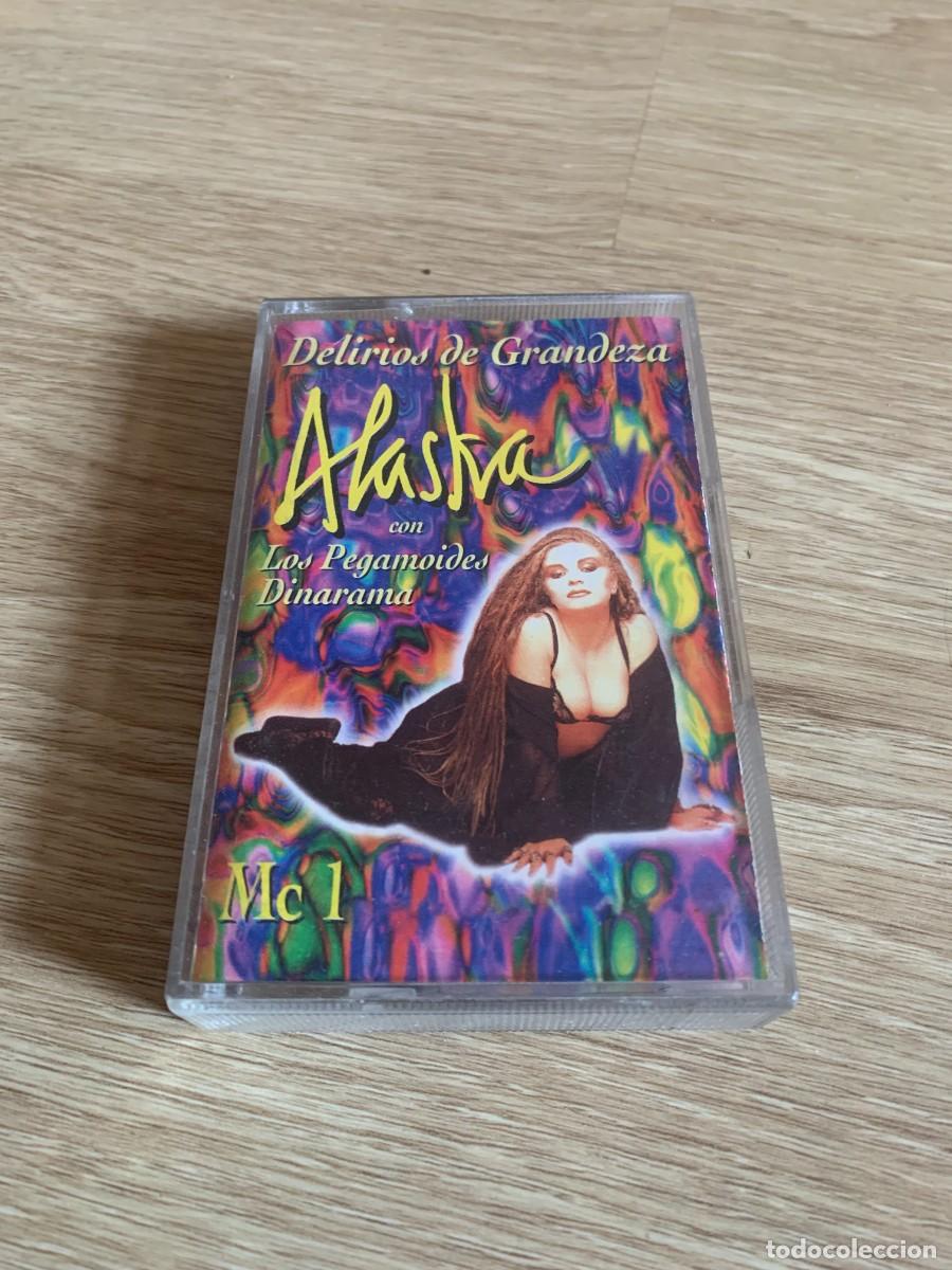 Casetes antiguos: CASETE. ALASKA. DELIRIOS DE GRANDEZA. MC 1. PEDIDO MINIMO 10 EUROS.