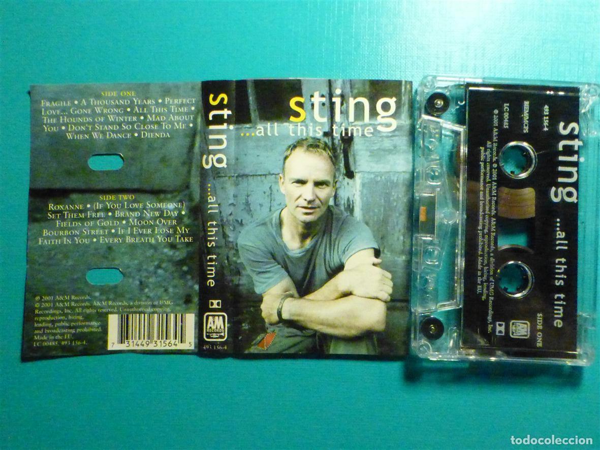Casetes antiguos: ✔ Cinta de Cassette - Sting - ... all this time - A & M Records 2001