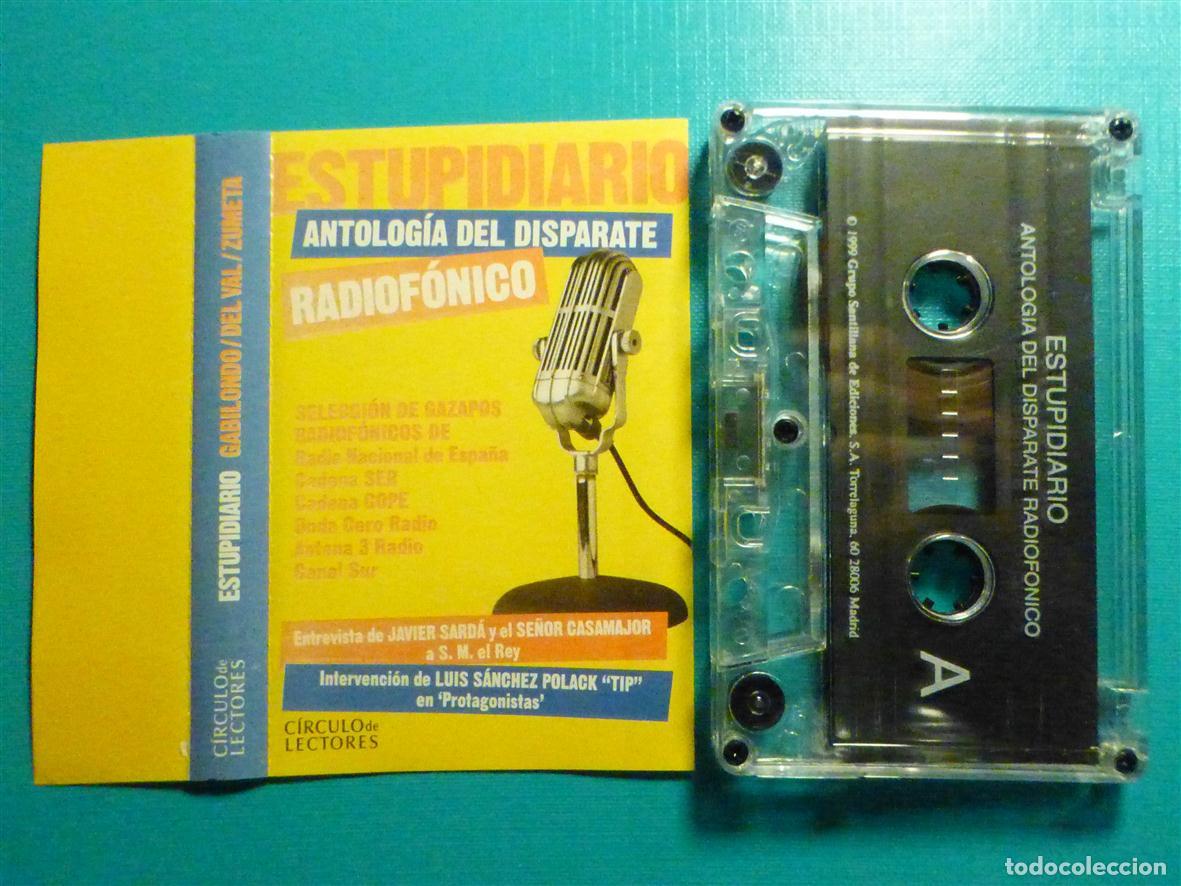 Casetes antiguos: ✔ Cinta de Cassette - Casete - Estupidario - Antolog&iacute;a del disparate Radiof&oacute;nico - 1999 Santillana