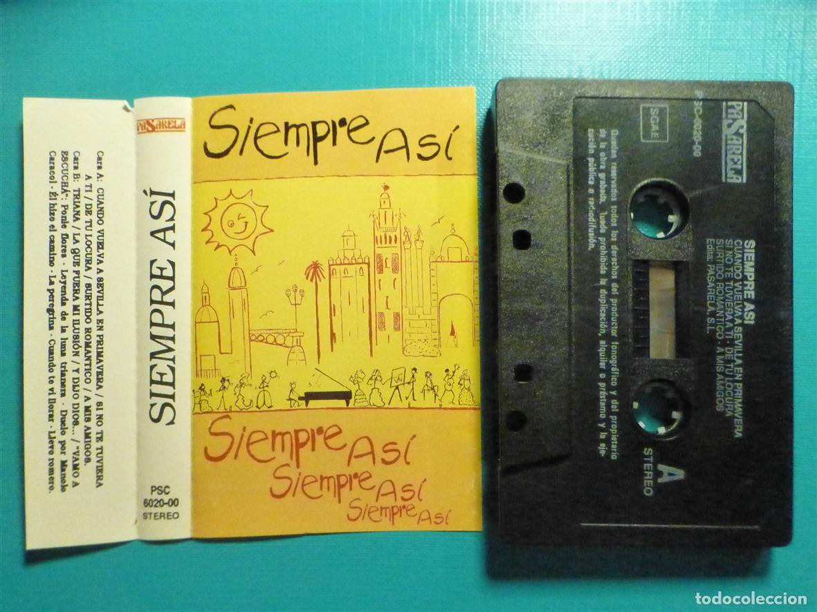 Casetes antiguos: ✔ Cinta de Cassette - Casete - Siempre as&iacute; - Pasarela 1992