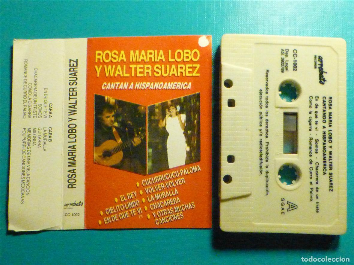 Casetes antiguos: ✔ Cinta de Cassette - Casete - Rosa Mar&iacute;a Lobo y Walter Suarez - Arrebato 1989