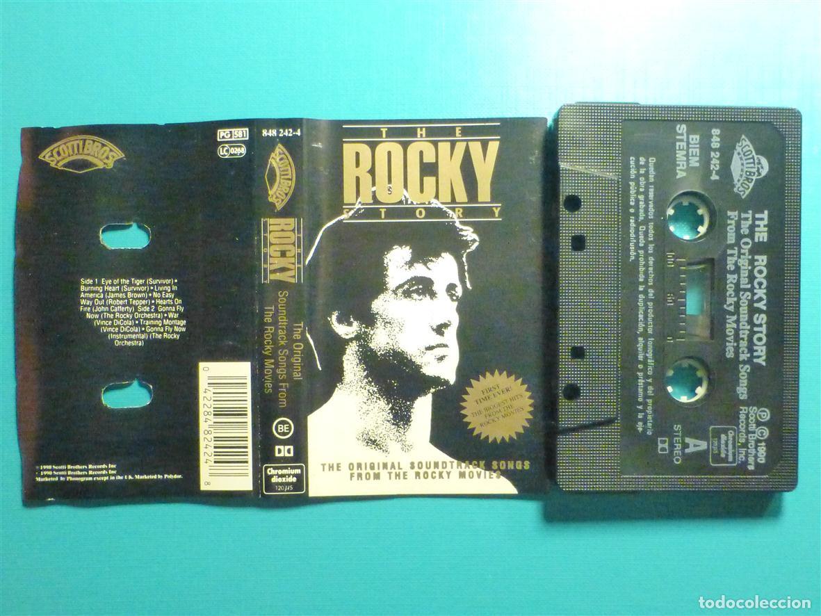 Casetes antiguos: ✔ Cinta de Cassette - Casete - The Rocky Story - Original SoundTrack Movies - Scotti Bros 1992