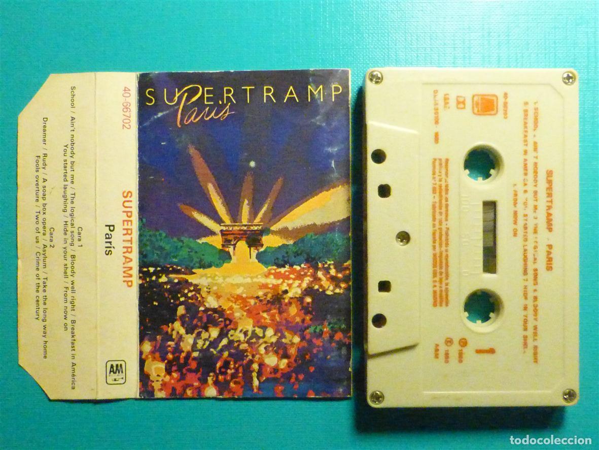 Casetes antiguos: ✔ Cinta de Cassette - Casete - Supertramp - Live en Paris - CBS 1980