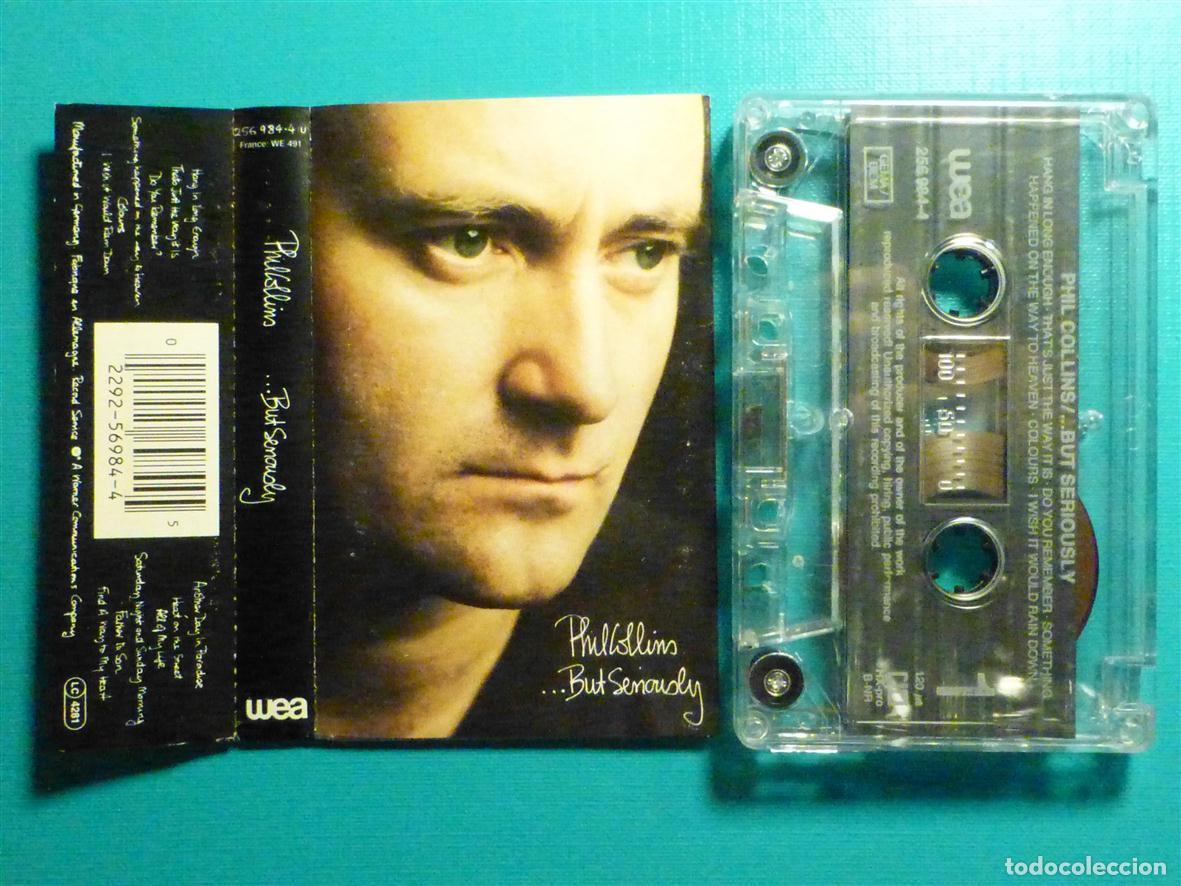 Casetes antiguos: ✔ Cinta de Cassette - Casete - Phill Collins - But Seriously - CBS 1989