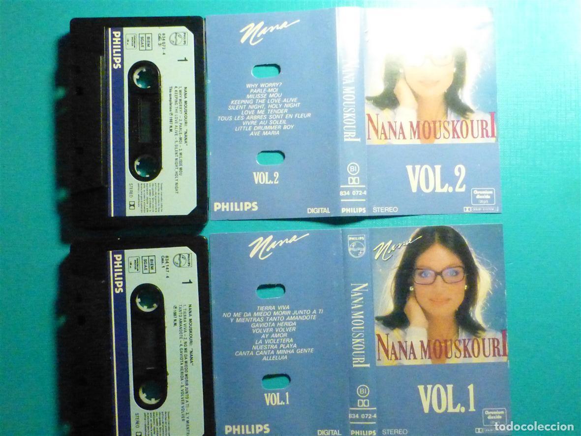 Casetes antiguos: ✔ Doble Cinta de Cassette - Casete - Nana Mouskouri - El Puma Vol.1 y Vol.2 - Philips 1987