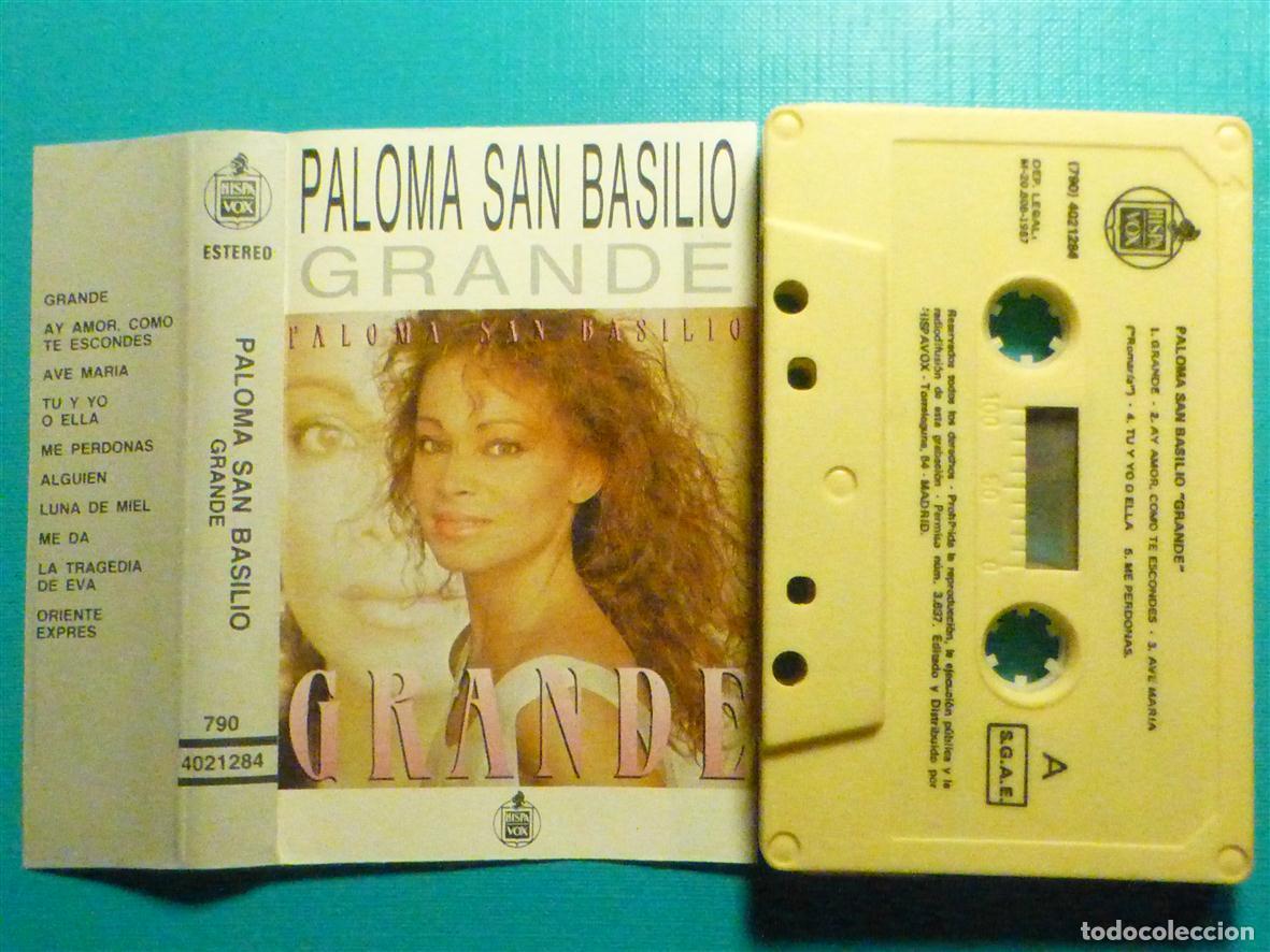 Casetes antiguos: ✔ Cinta de Cassette - Casete - Paloma San Basilio - Grande - Hispavox 1987