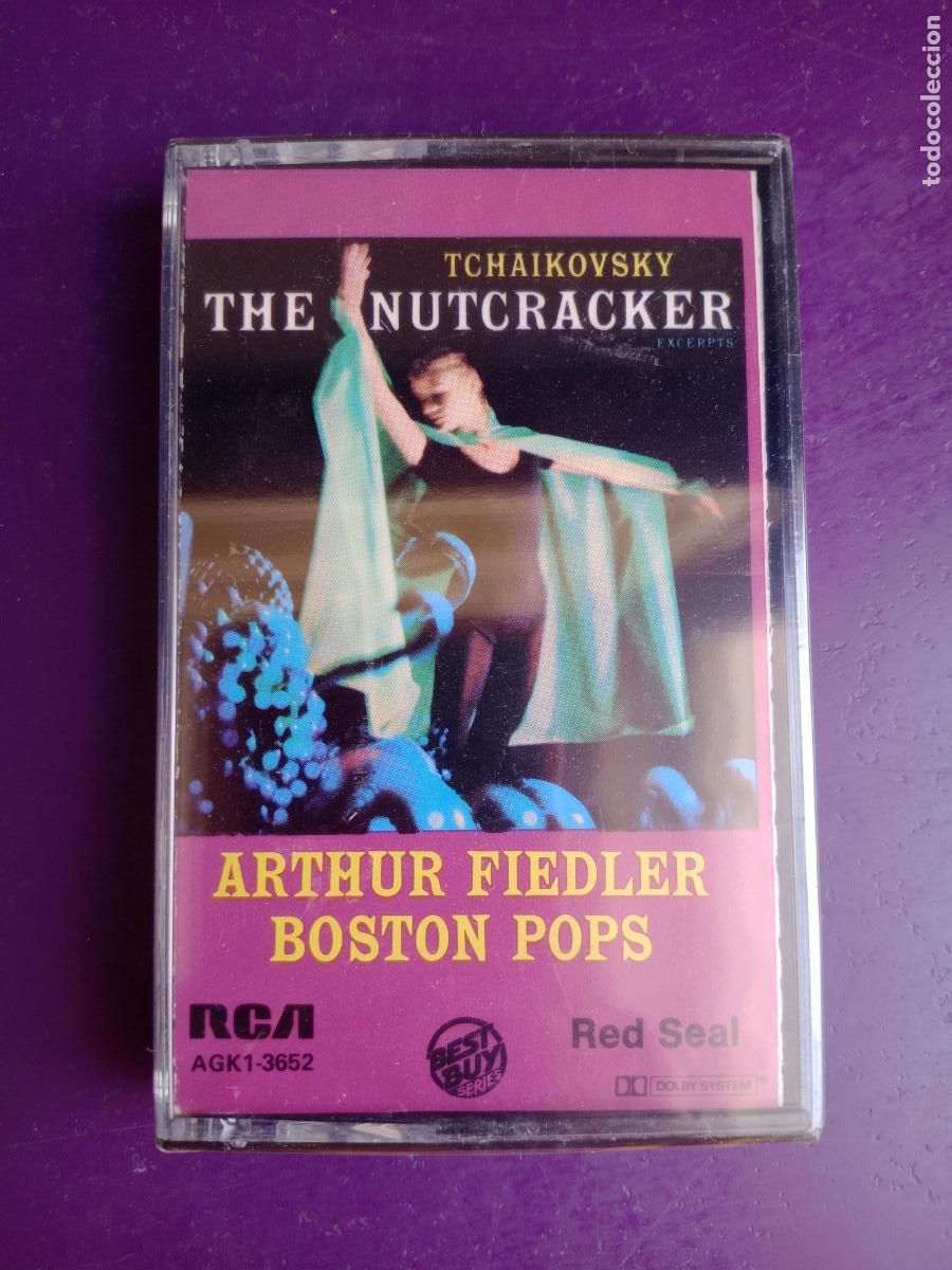 Casetes antiguos: Tchaikovsky / Boston Pops Orq, Arthur Fiedler &ndash; EL CASCANUECES Op. 71 - CASETE RCA 198? -