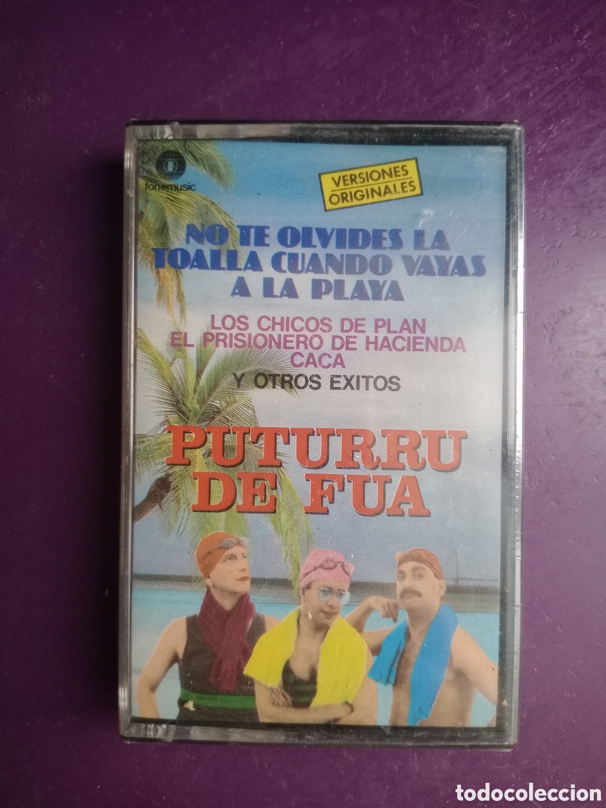 Casetes antiguos: PUTURRU DE FUA - CASETE FONOMUSIC 198? - NO TE OLVIDES LA TOALLA, LOS CHICOS DEPLAN, ETC POP 80'S