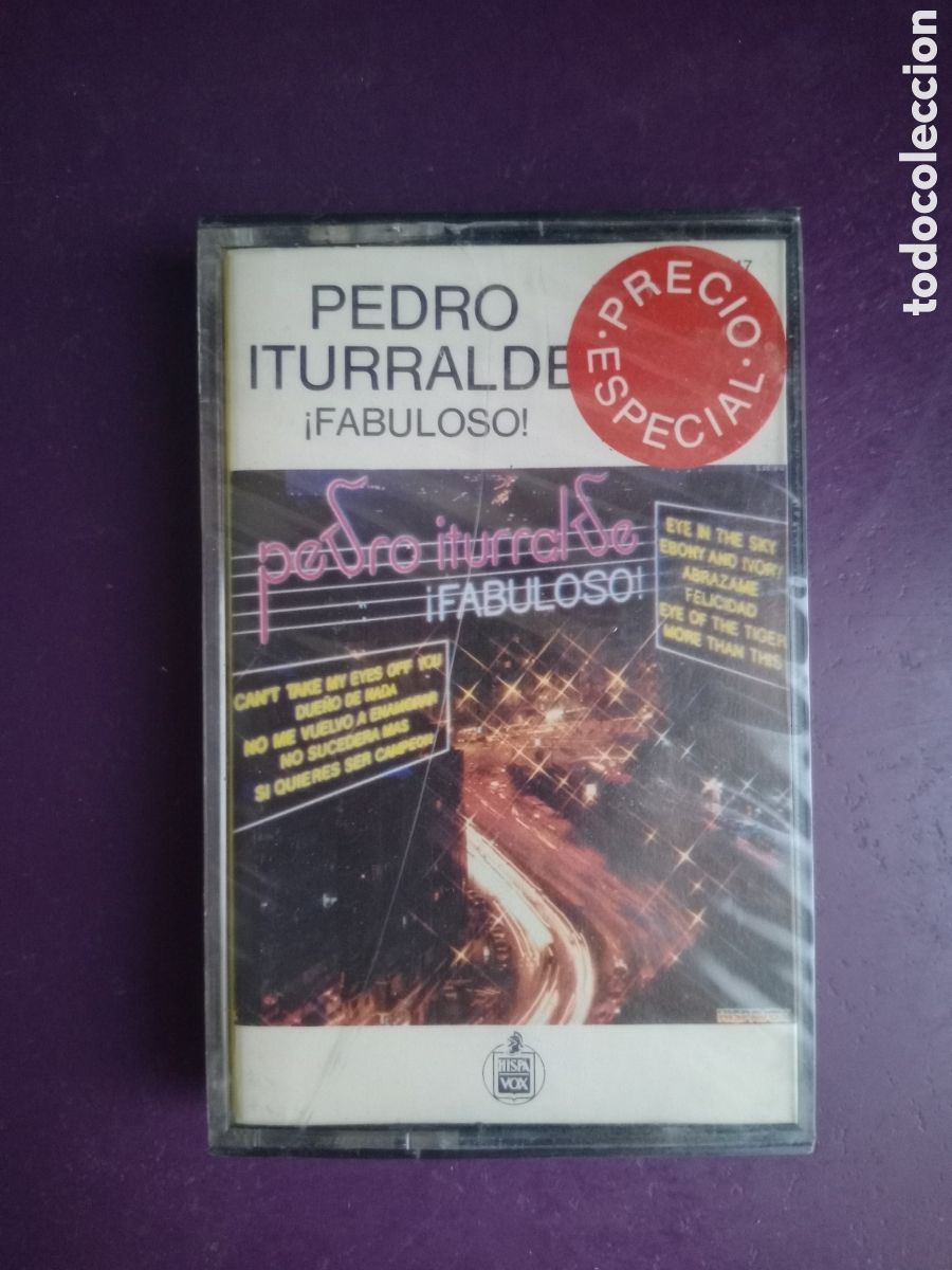 Casetes antiguos: Pedro Iturralde &ndash; Fabuloso - CASETE HISPAVOX 198? - SAXO JAZZ
