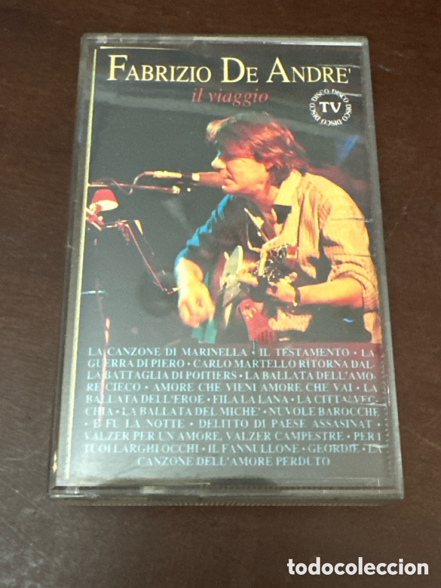 Casetes antiguos: FABRICIO DE ANDRE. IL VIAGGIO. POLYGRAM