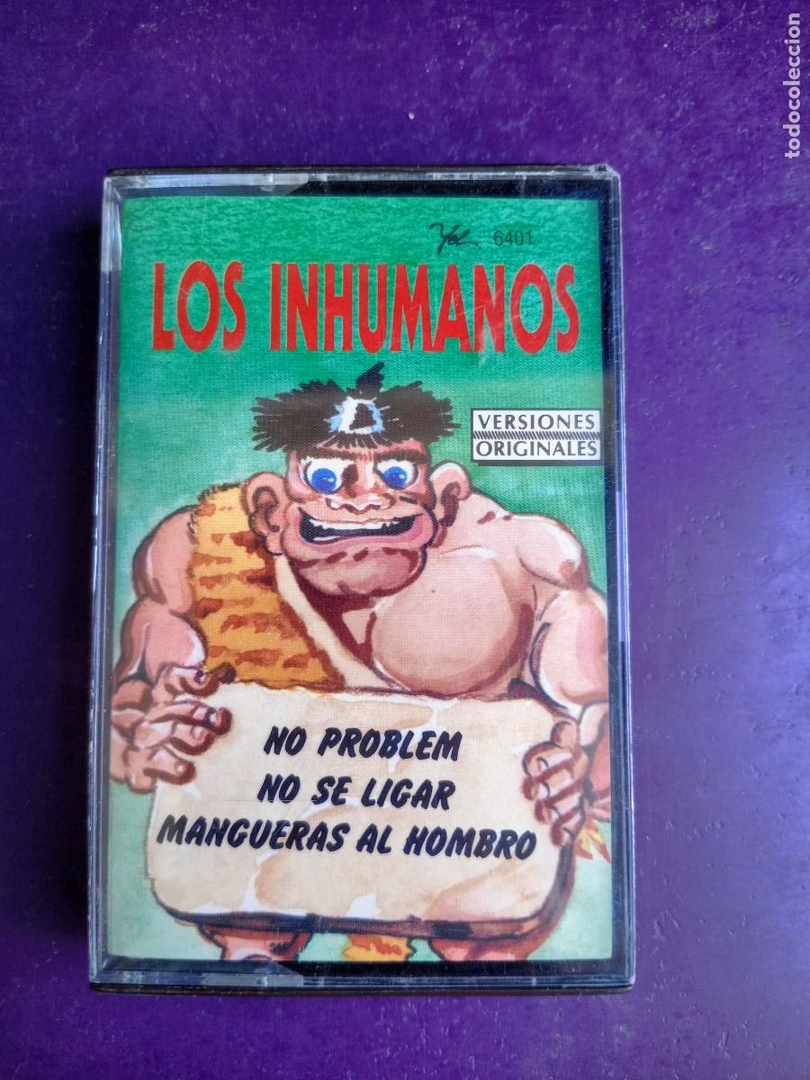 Casetes antiguos: LOS INHUMANOS - CASETE ZAFIRO 1991 - MUY POCO USO - NO SE LIGAR, MANGUERAS AL HOMBRO, CACHONDEO POP