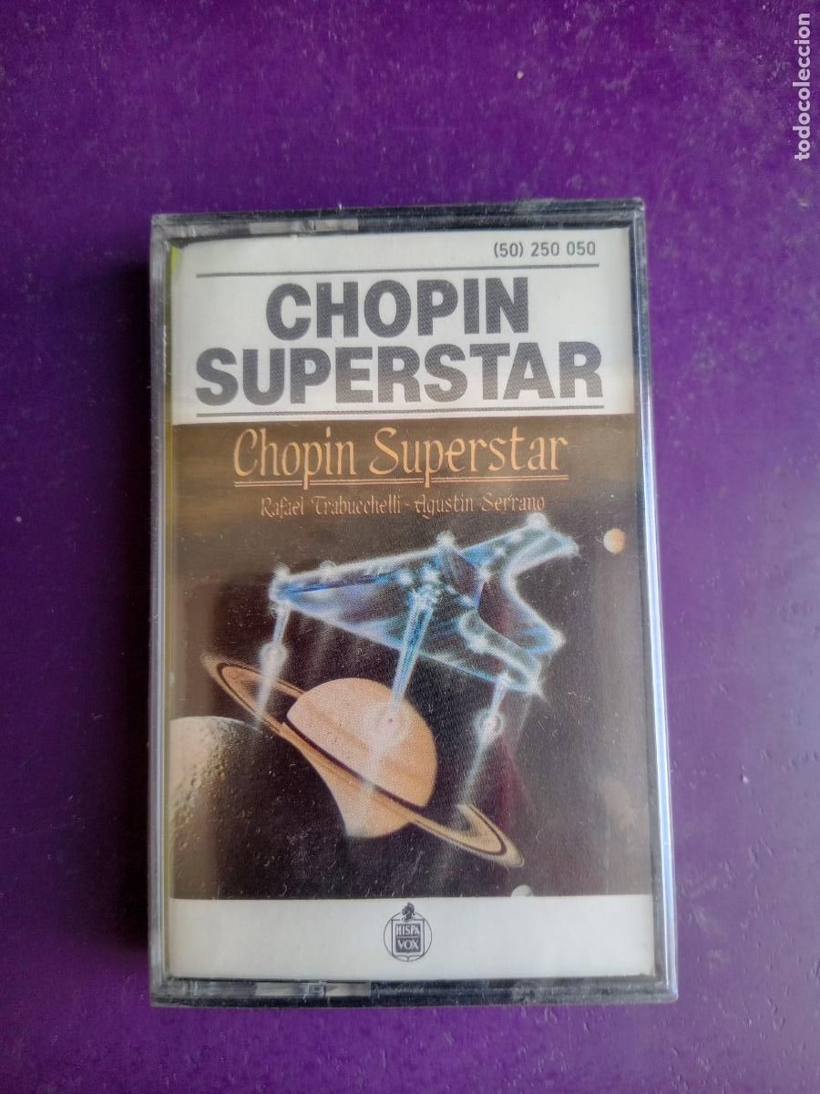 Casetes antiguos: Rafael Trabucchelli, Agust&iacute;n Serrano, Pepe Sanchez &ndash; Chopin Superstar - CASETE hispavox 1984 - FUNK