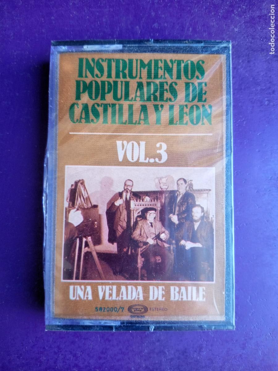 Casetes antiguos: INSTRUMENTOS POPULARES DE CASTILLA Y LEON VOL 3 - CASETE - JOTA CORRIDO DANZA MAZURCA - PRECINTADA