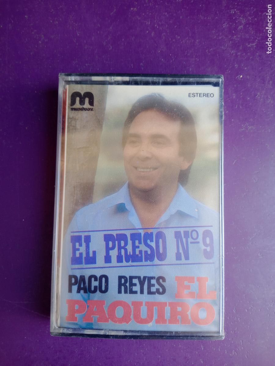 Old Cassettes: PACO REYES EL PAQUIRO - EL PRESO N&ordm;9 - CASETE MUSIVOX 198? PRECINTADA - FLAMENCO COPLA