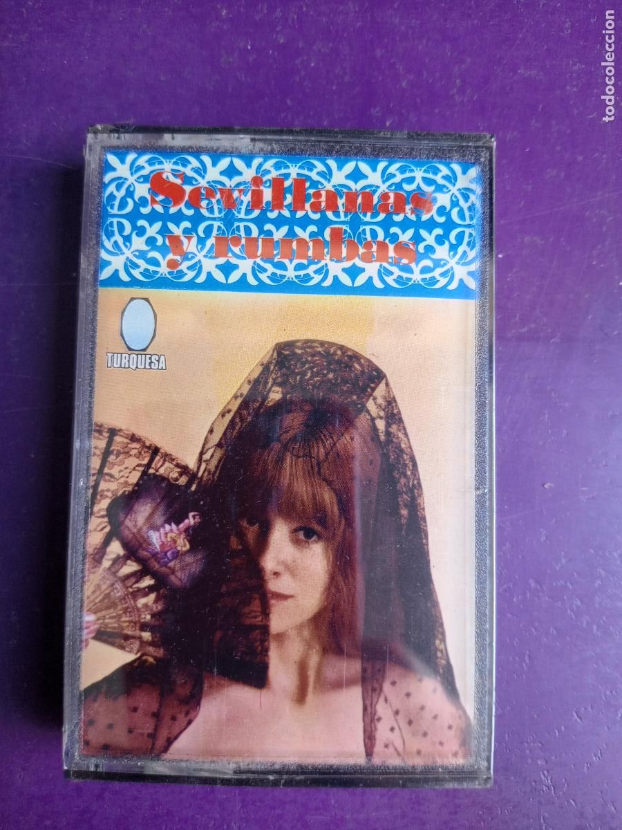 Casetes antiguos: SEVILLAAS Y RUMBAS - CASETE TURQUESA PRECINTADA - FLAMENCO, COPLA - MARISME&Ntilde;A, FIESTA EN CHIPIONA