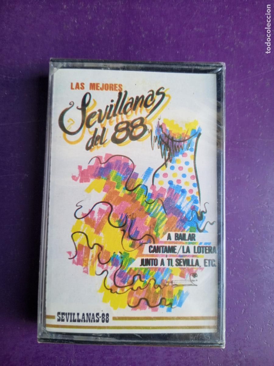 Casetes antiguos: SEVILLANAS DEL 88 - CASETE FONORUZ PRECINTADA - FLAMENCO, COPLA - A BAILAR, A BAILAR,