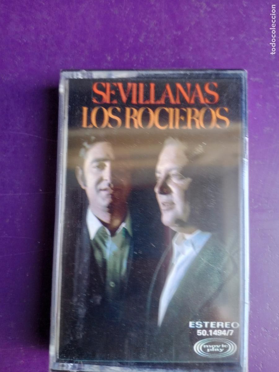 Casetes antiguos: LOS ROCIEROS - SEVILLANAS - CASETE MOVIEPLAY PRECINTADA - FLAMENCO, COPLA - RECREATIVO DE HUELVA
