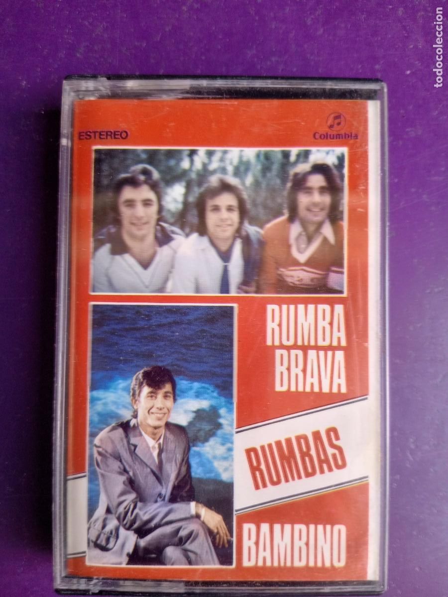 Casetes antiguos: BAMBINO - RUMBA BRAVA - CASETE COLUMBIA 1979 - SIN APENAS USO, RUMBAS DISCO POP