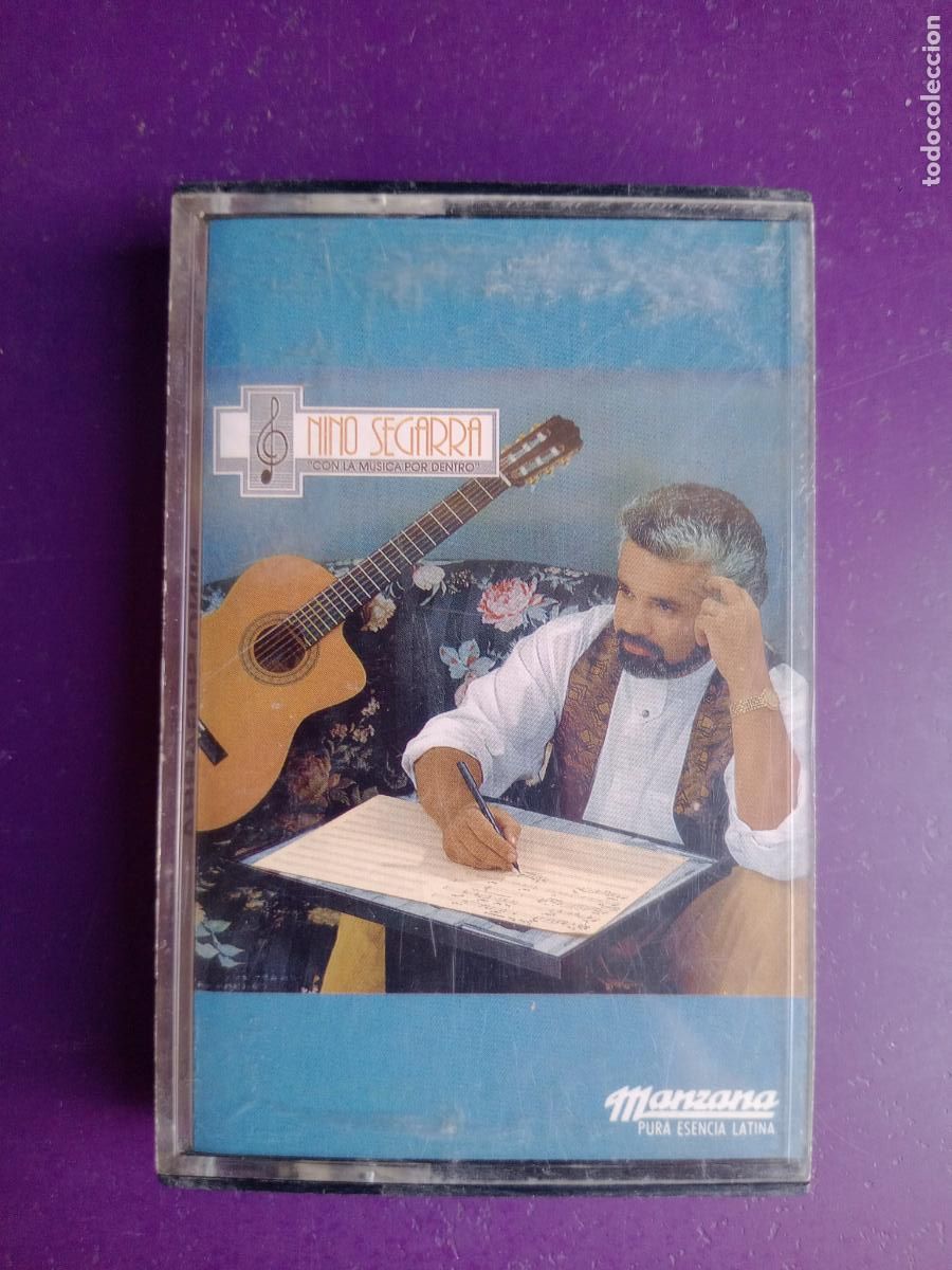 Casetes antiguos: Nino Segarra &ndash; Con La Musica Por Dentro - CASETE MANZANA 1991 - SIN APENAS USO, SALSA PUERTO RICO