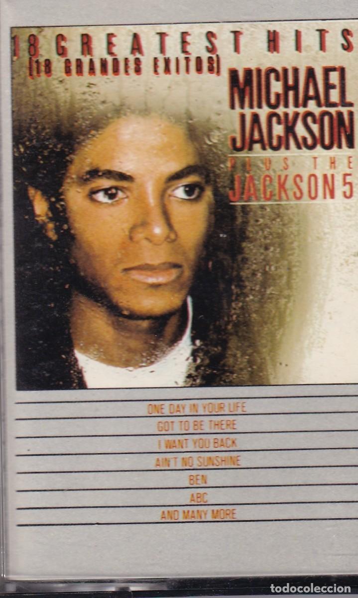 Casetes antiguos: Michael Jackson plus Jackson 5 - 18 Greatest Hits - Foto 1