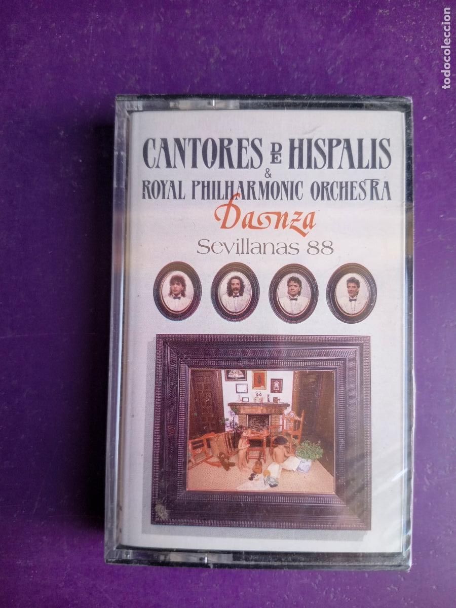 Casetes antiguos: CANTORES DE HISPALIS - DANZA + ROYAL PHILARMONIC - CASETE HISPAVOX 1988 - SEVILLANAS