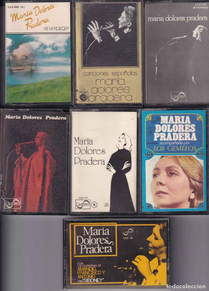 Alte Kassetten: Mar&iacute;a Dolores Pradera - 7 cintas/casetes