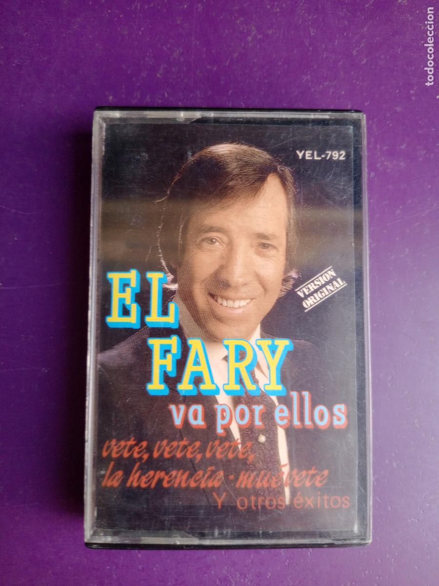 Casetes antiguos: EL FARY - VA POR ELLOS - CASETE ARIOLA MUY POCO USO - RUMBAS POP - CANCION ESPA&Ntilde;OLA