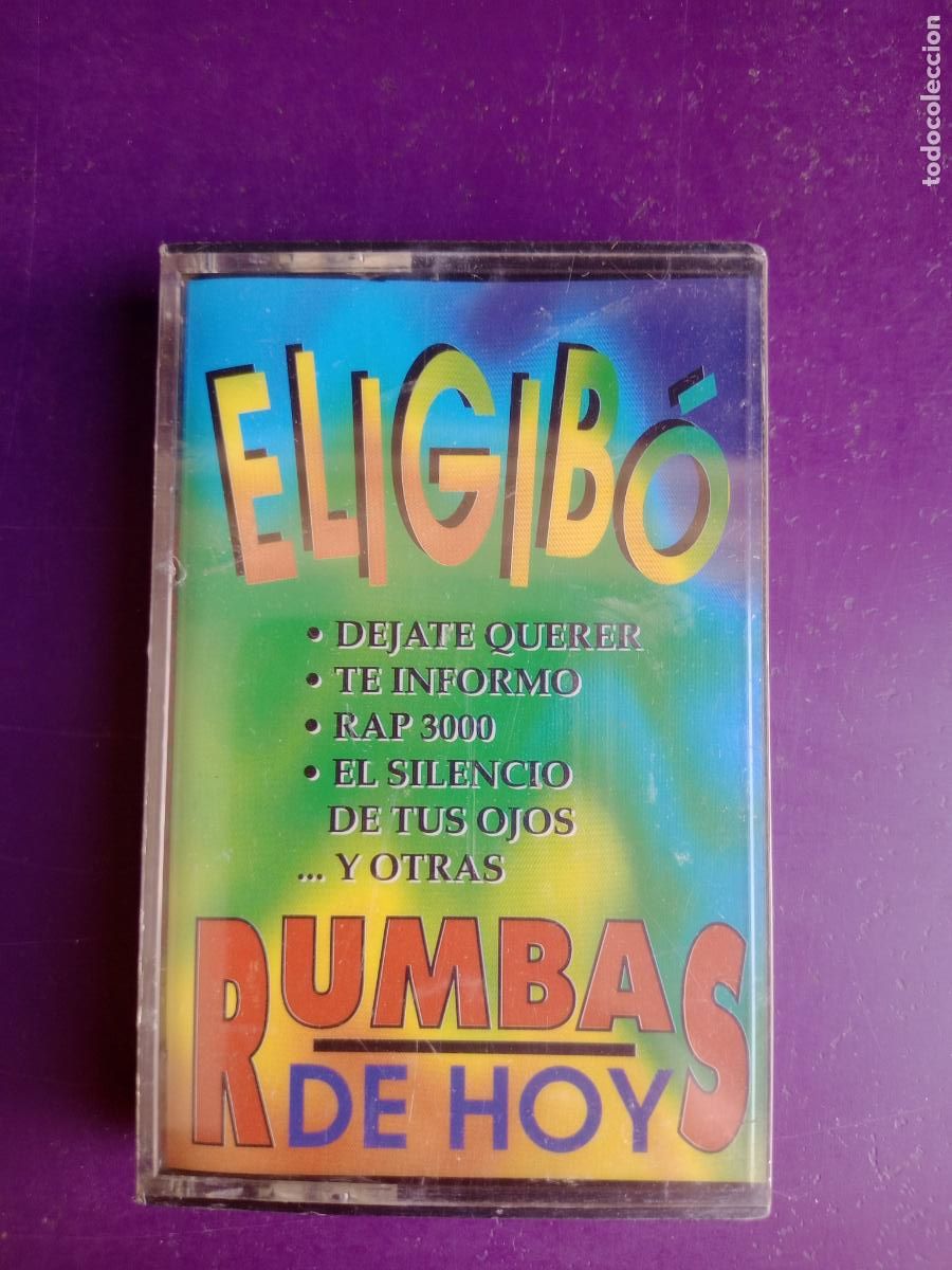 Casetes antiguos: ELIGIBO - RUMBAS DE HOY - CASETE COCK 199? - RUMBAS POP - TECNO RUMBA - TE INFORMO, ETC