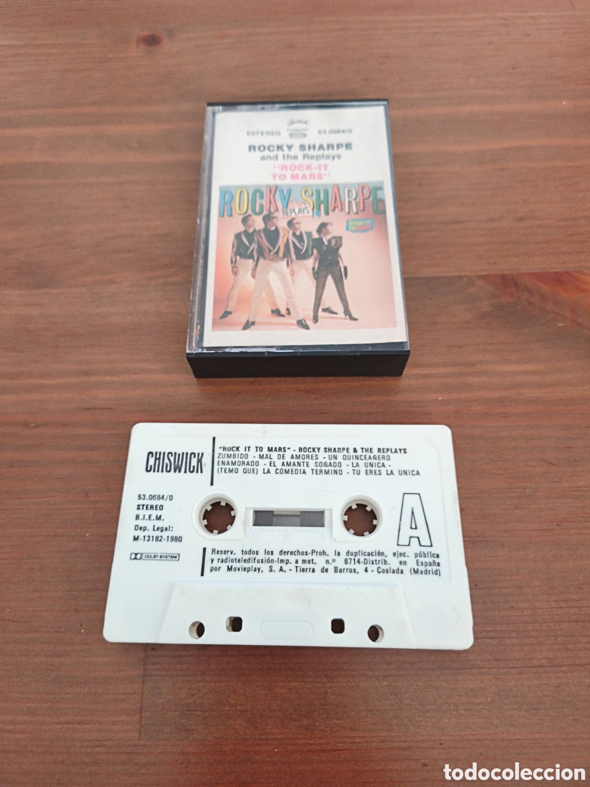 Casetes antiguos: Casete Rocky Sharpe and the Replays