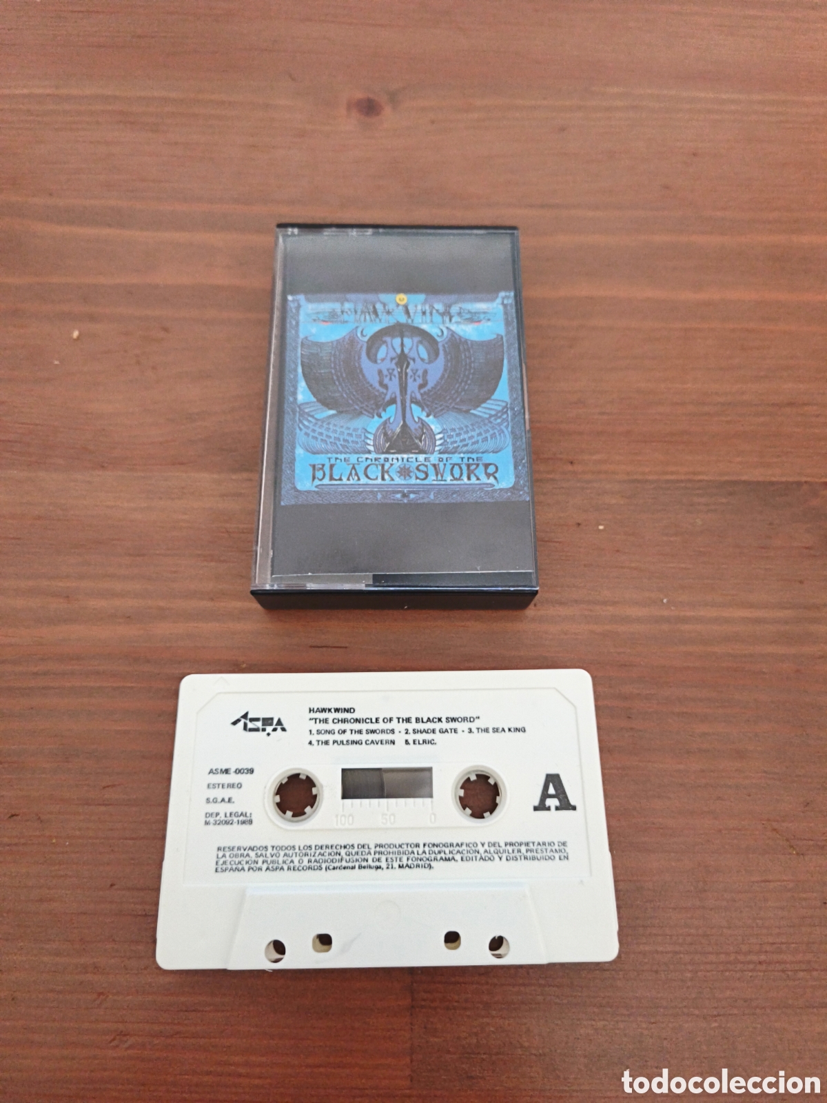 Casetes antiguos: Dif&iacute;cil casete Hawkwind Hawk Wind rock heavy
