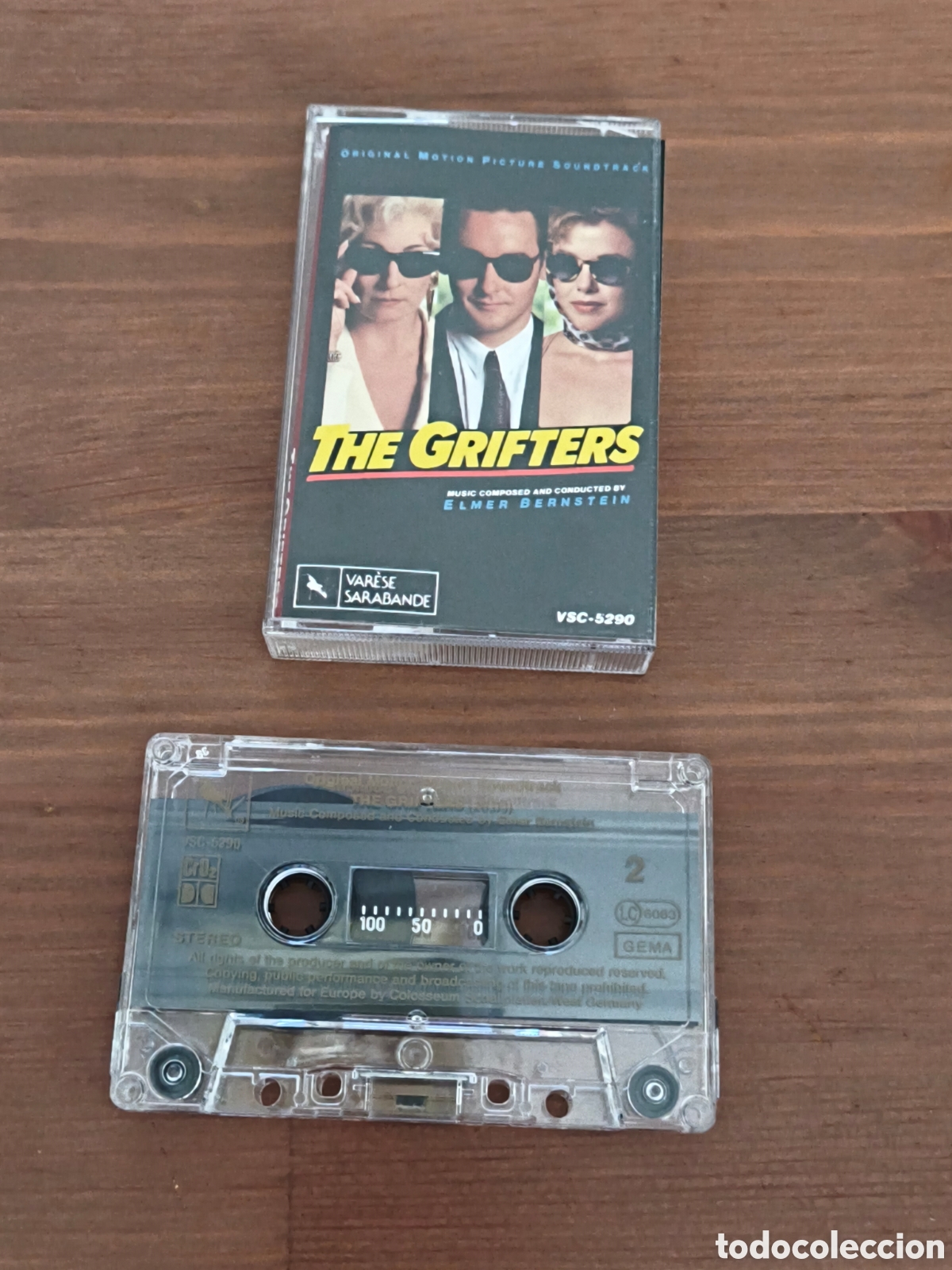 Casetes antiguos: Casete The Grifters Elmer Bernstein BSO
