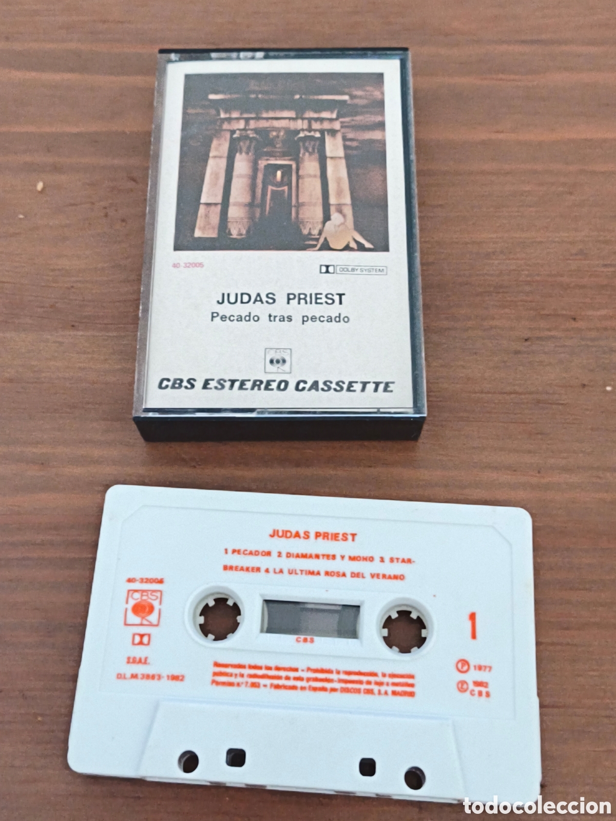 Casetes antiguos: Casete Judas Priest Pecado tras pecado