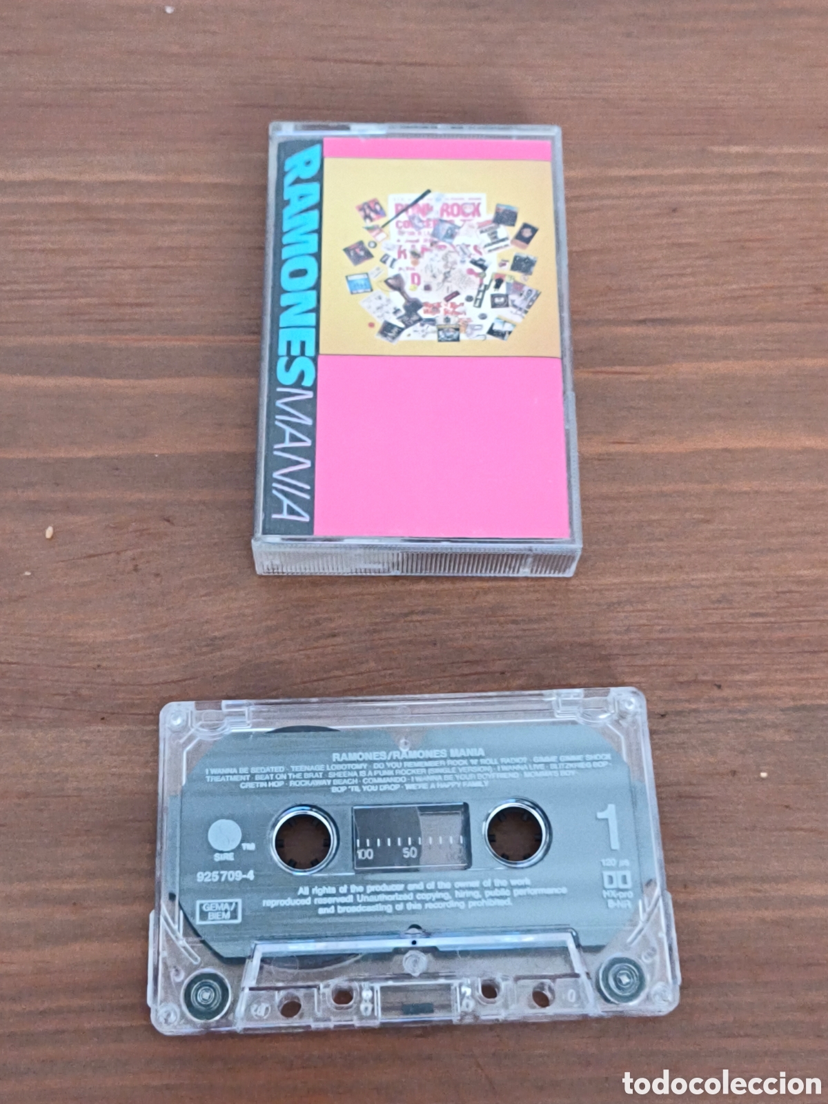 Casetes antiguos: Casete Ramones Mania