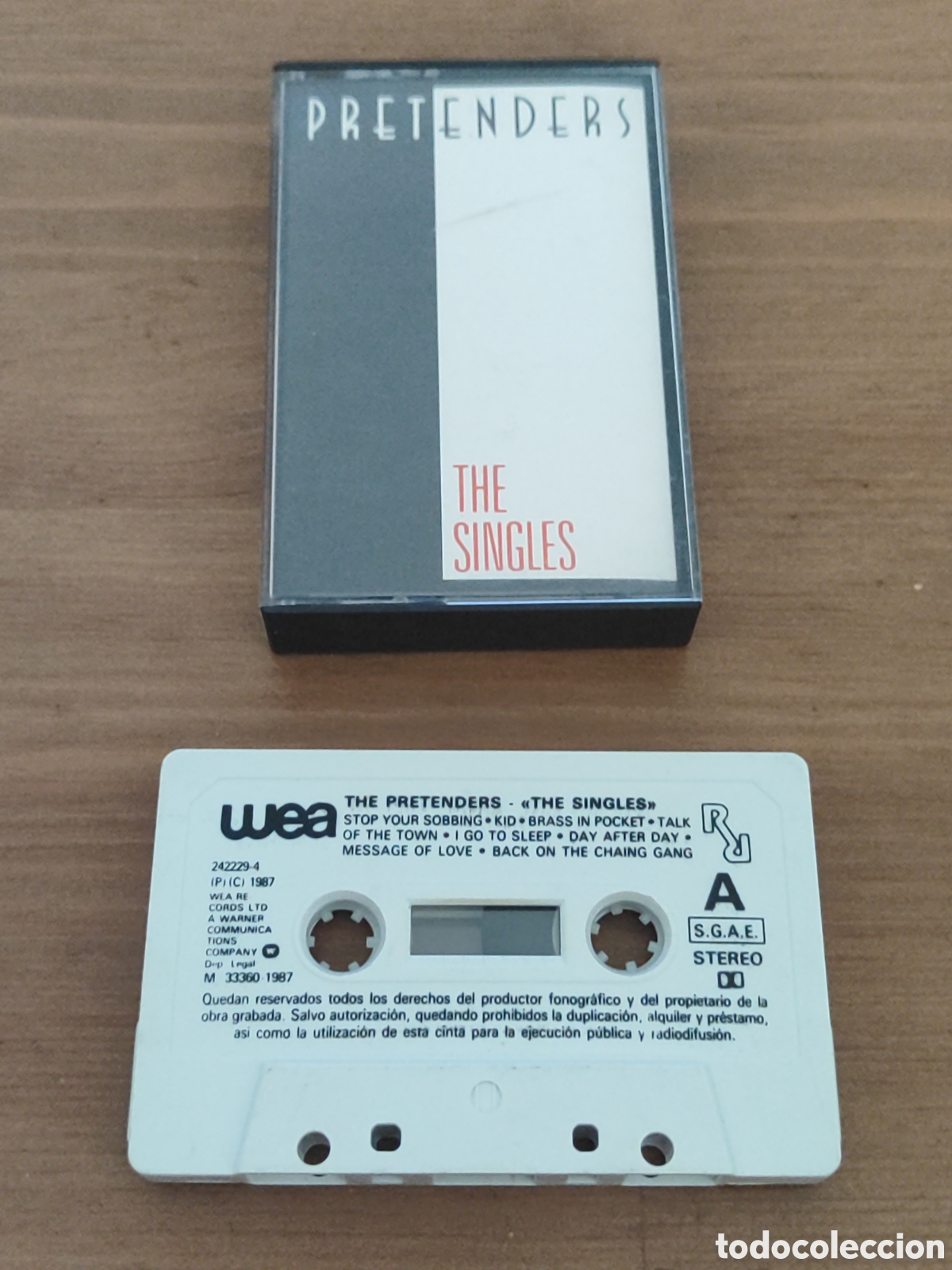 Casetes antiguos: Casete Pretenders The Singles