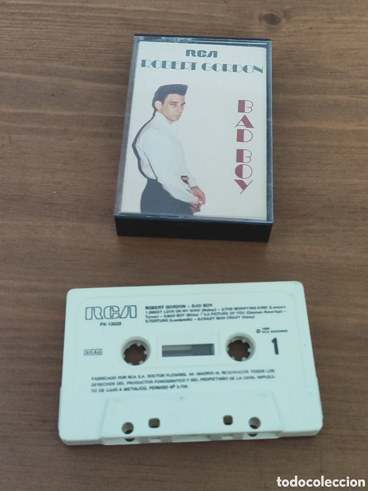 Casetes antiguos: Casete Roberto Gordon Bad Boy