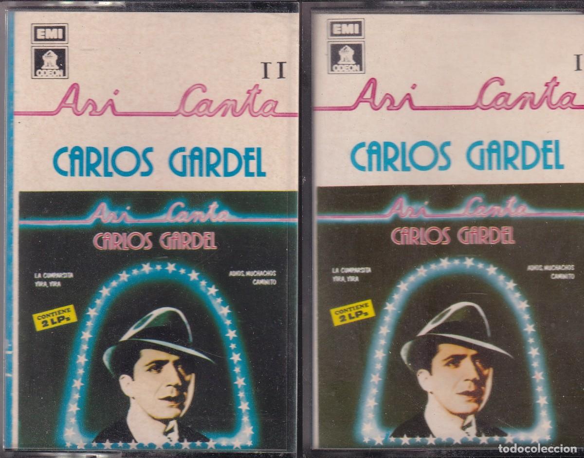 Cassettes Anciennes: Carlos Gardel - As&iacute; canta Carlos Gardel (vols 1+2)
