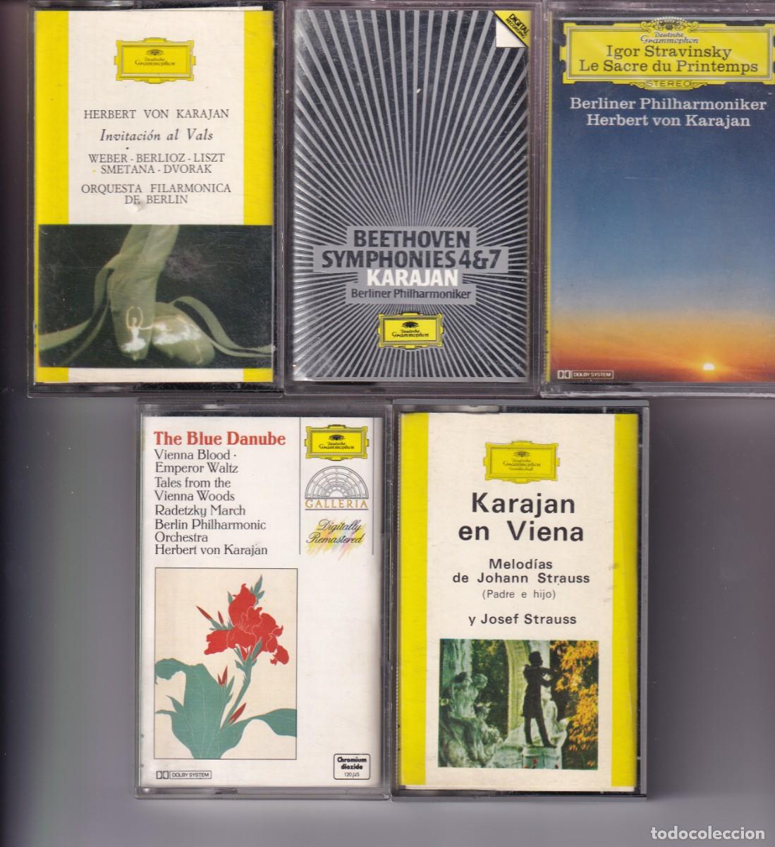 Cassette antiche: Herbert von Karajan - 5 cintas