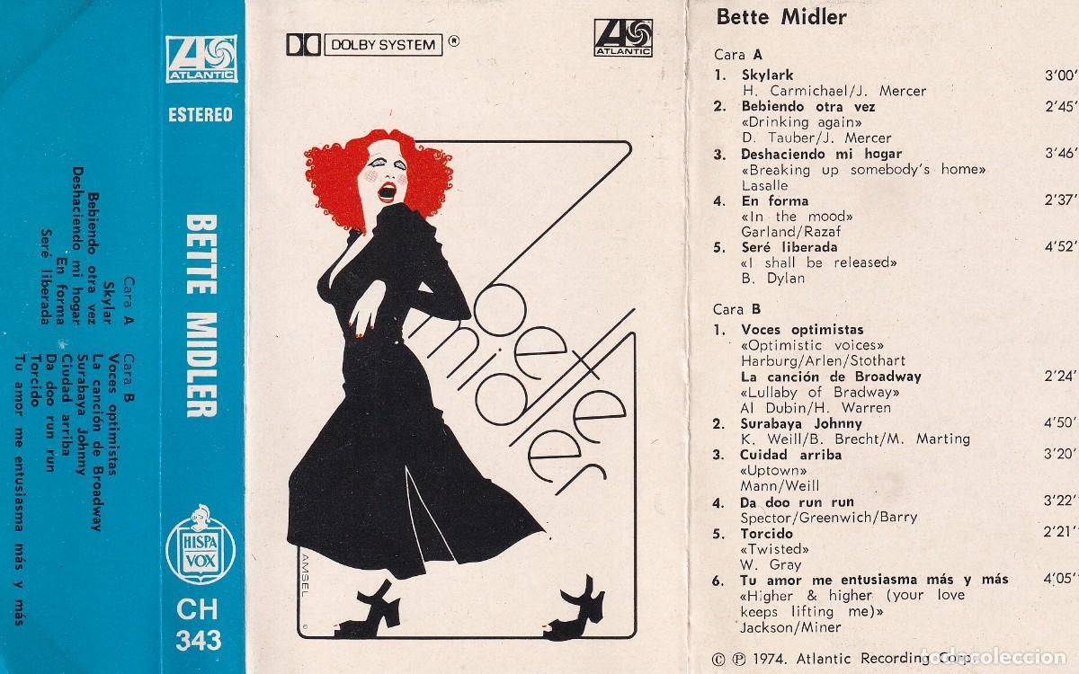 Alte Kassetten: Bette Midler - Bette Midler