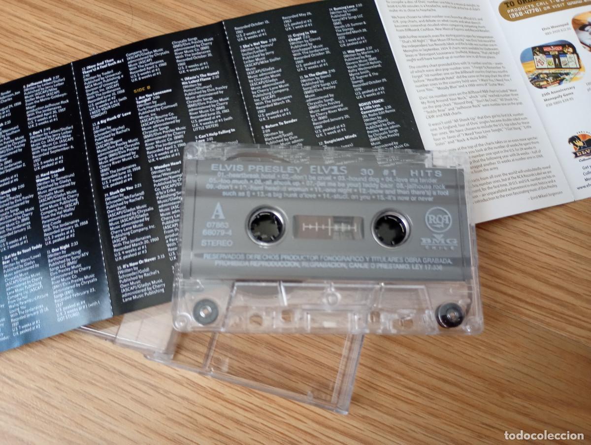 Casetes antiguos: ELVIS - 30 #1 HITS - Cassette - Foto 2