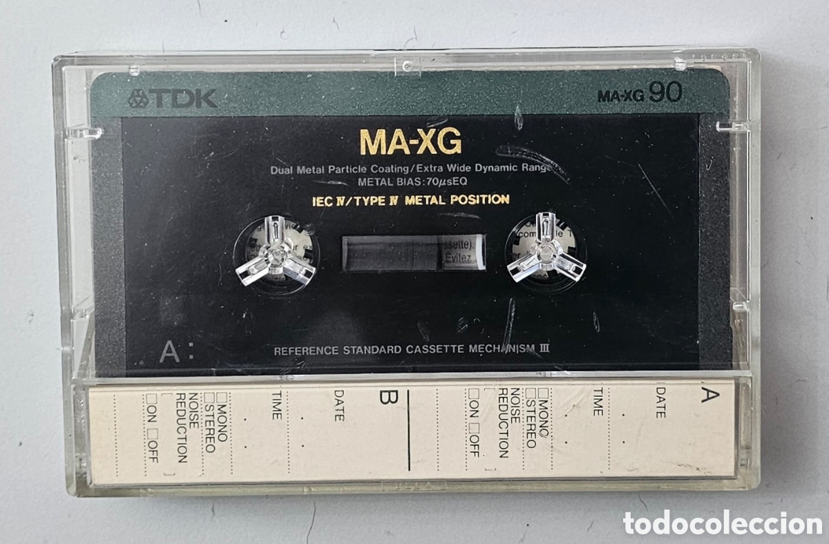 Casetes antiguos: CASSETTE TDK MA-XG 90 Usada en blanco