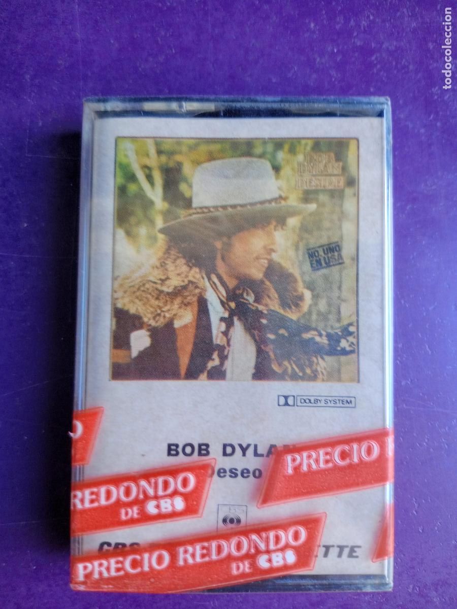 Casetes antiguos: BOB DYLAN &lrm;&ndash; DESEO - DESIRE - CASETE CBS EDICION DE LOS 80 - FOLK ROCK CLASICO