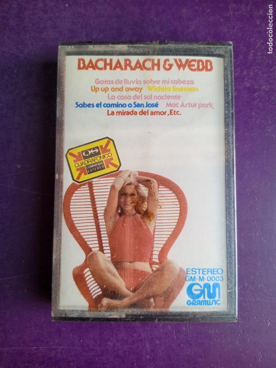 Casetes antiguos: Orquesta 101 Strings &ndash; Bacharach & Webb - CASETE PRECINTADA - VERSIONES DE ESTUDIO, EASY LISTENING