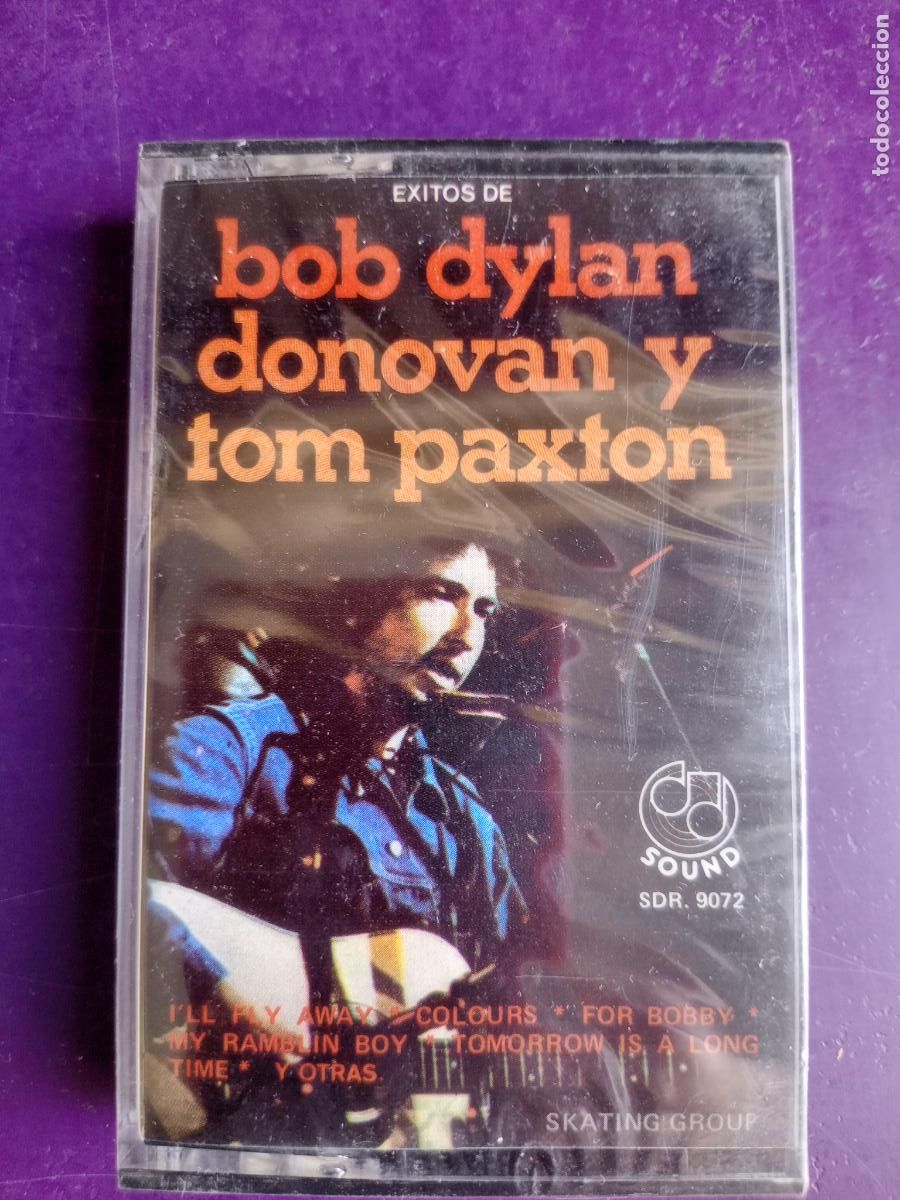 Casetes antiguos: BOB DYLAN, TOM PAXTON Y DONOVAN - CASETE SOUND PRECINTADA - VERSIONES DE ESTUDIO POR SKATING GROUP
